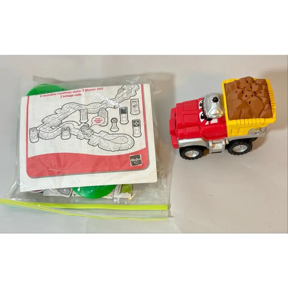 Vintage 2000 Playskool Chuck My Countin’ Truck Roadway Play Set- Complete